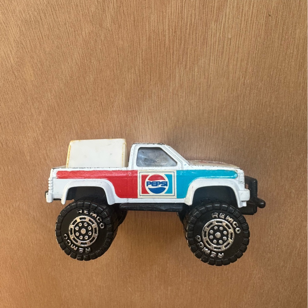 Vintage 1987 Pepsi Remco Toys Pickup Truck Original Toy Car